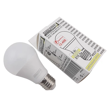 Лампа светодиодная низковольтная LED Bulb A60 9Вт E27 (AC/DC 12-48V) 4000K 810L ICCD