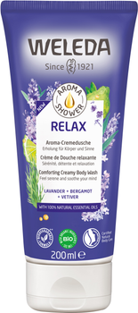 Kremowy żel pod prysznic Weleda Aroma Relax naturalny 200 ml (7611916160776)