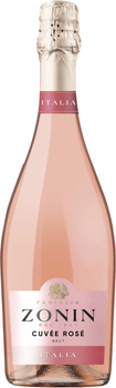 Вино ігристе Zonin Cuvee Rose Brut рожевий брют 0.75 л 11% (8002235006576)