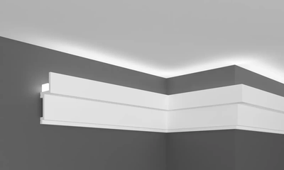 Молдинг полимерный для LED-освещения Grand decor KH 915 27*70*2000 мм