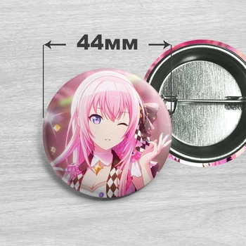 Значок Мэгуринэ Лука из игры Project Sekai / Проект Секай 44мм №10