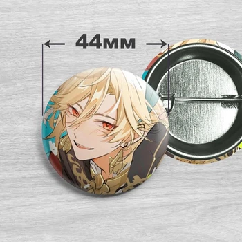 Значок Кавех з гри Genshin Impact / Геншин Імпакт 44мм №14