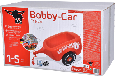 Przyczepa BIG Bobby Car Trailer Czerwona (4004943013000)