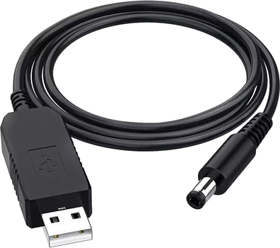Повышающий переходник - кабель для роутера JoyPro USB с 5В на 9В 5.5x2.1 мм 80 см (1051-2a)