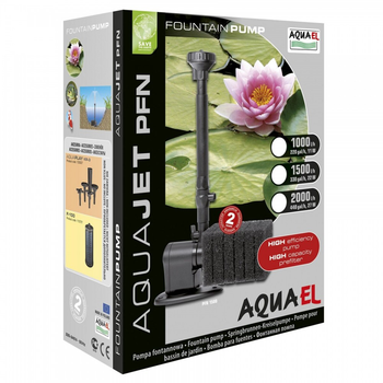 Помпа Aquael для фонтану AquaJet PFN 1500 (109436/102809/1100) 109436/102809/1100