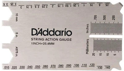 Лінійка для вимірювання висоти струн D'Addario PW-SHG-01 String Height Gauge
