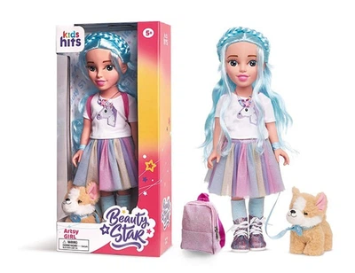 Кукла Kids Hits Beauty Star Artsy Артси с собакой, 46 см KH33/004