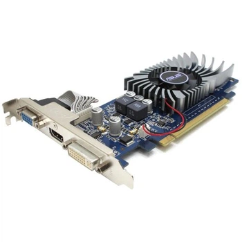 Видеокарта ASUS GeForce 210 (512 МБ, GDDR3, 64 бит, 589/1333 МГц, VGA, DVI, HDMI, EN210/DI/512MD3 Б/У