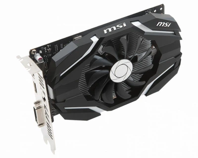 Відеокарта MSI GeForce GTX 1050 Ti (4 ГБ, GDDR5, 128 біт, 1341/7008 МГц, DVI, HDMI, DPort Б/В