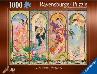 Puzzle Ravensburger Cztery pory roku 70 x 50 cm 1000 elementów (4005555001270)