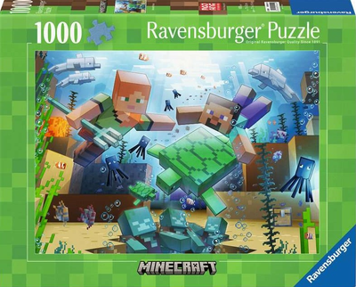 Пазл Ravensburger Minecraft Мозаїка 70 x 50 см 1000 деталей (4005555004219)