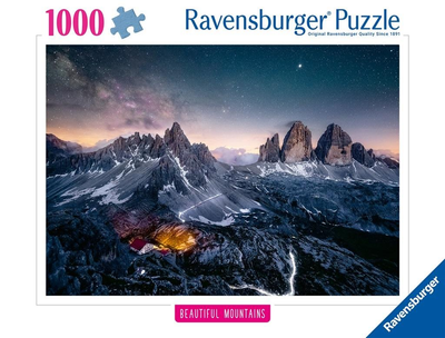 Puzzle Ravensburger Tre Cime Dolomity 70 x 50 cm 1000 elementów (4005555002567)