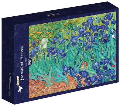 Puzzle Bluebird Irysy Vincent van Gogh 1889 116 x 85 cm 3000 elementów (3663384601651)