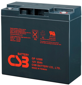 Аккумуляторная батарея CSB 12V 20Ah (GP12200)