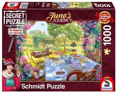 Puzzle Schmidt Herbatka w ogrodzie 69.3 x 49.3 cm 1000 elementów (4001504599744)