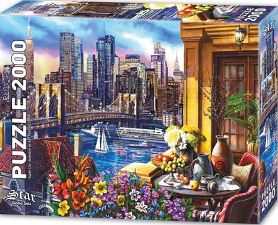 Puzzle Star Miasto nocą Nowy York 96 x 68 cm 2000 elementów (8694051100813)