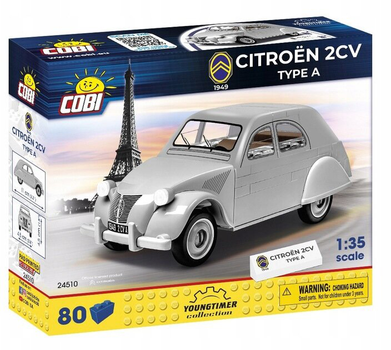 Конструктор Cobi Citroen 2CV Type A 1949 80 елементів (5902251245108)