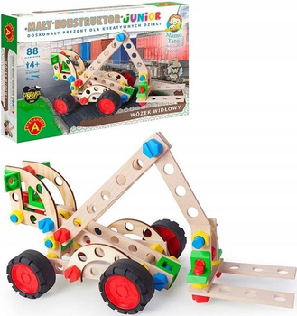 Будівельний набір Alexander Little Constructor Junior 3 в 1 вилочний навантажувач (5906018019421)