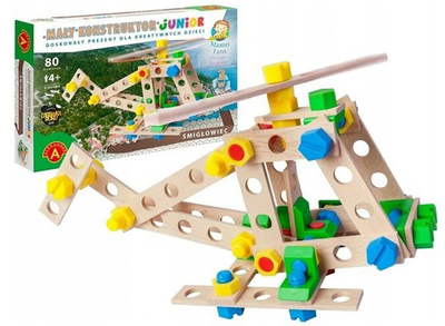 Будівельний набір Alexander Little Constructor Junior 3-в-1 вертоліт (5906018019445)