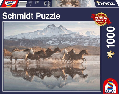 Puzzle Schmidt PQ Konie w Kapadocji 69.3 x 49.3 cm 1000 elementów (4001504583767)