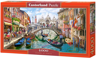 Puzzle Castorland Czar Wenecji 138 x 68 cm 4000 elementów (5904438400287)