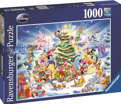 Пазл Ravensburger Disney Різдво 70 x 50 см 1000 деталей (4005555006510)