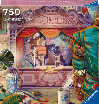 Puzzle Ravensburger Art&Soul Romeo i Julia 50 x 50 cm 750 elementów (4005555009979)