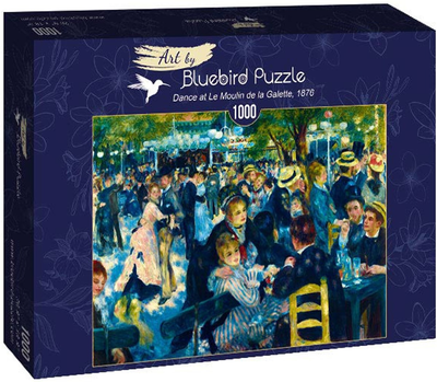 Puzzle Bluebird Pierre Auguste Renoir Tańce w Le Moulin de la Galette 1876 68 x 48 cm 1000 elementów (3663384600494)