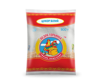 Цукор білий Щедра Торбинка 800 г
