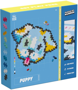 Puzzle Plus-Plus By Numbers Pies 500 elementów (5710409108829)