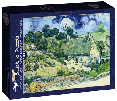 Puzzle Bluebird Vincent Van Gogh Stare chaty w Cordeville 69 x 48 cm 1000 elementów (3663384603037)