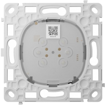 Бездротовий одноклавішний вимикач прохідного типу Ajax LightCore Vertical 2-way for LightSwitch Jeweler (000046129)