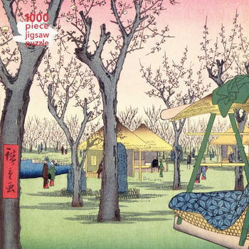 Puzzle Flame Tree Śliwkowy Sad Utagawy Hiroshige 73.5 x 51 cm 1000 sztuk (9781839644467)