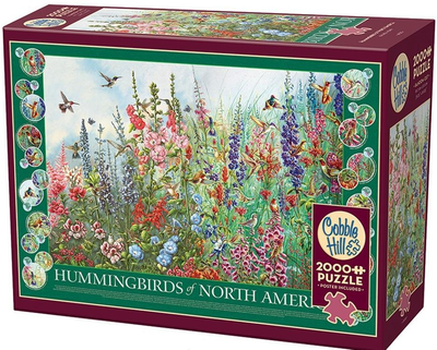 Puzzle Cobble Hill North American Hummingbirds 100 x 68 cm 2000 elementów (0625012490153)