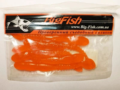 Силікон їстівний Big fish ROCKVIB 3,8" col. Малина 5шт/уп