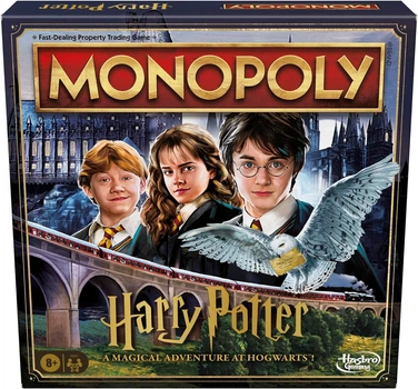 Настільна Гра Монополія Гаррі Поттер Англійською Monopoly Harry Potter Hasbro F9422