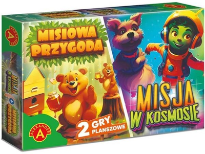 Gra planszowa Alexander Misiowa Przygoda + Misja w kosmosie (5906018027969)