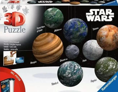 3D Puzzle Ravensburger Star Wars Galaktyka 27 x 38 cm 531 element (4005556115778)