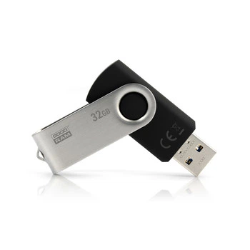 Флеш накопитель поворотный Usb 2.0 GoodRAM Twister 32 GB черно серебристая