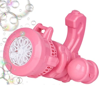 Детский пулемет генератор мыльных пузырей от батареек Bubble machine toy