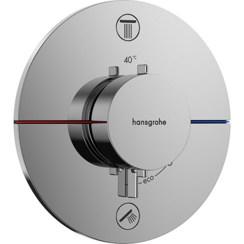 Наружная часть смесителя с термостатом Hansgrohe Showerselect Comfort S 15554000