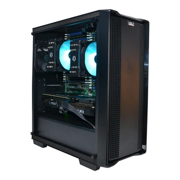 Двопроцесорна робоча станція PowerUp #350 Xeon E5 2699 v4 x2 / 64 GB / SSD 1TB / GeForce RTX 4070 12GB для 3D моделювання відеомонтажу рендерингу для інженерів та архітекторів