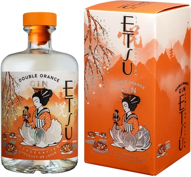 Джин Etsu Double Orange 0.7 л 43% в подарунковій упаковці (4971980638377)