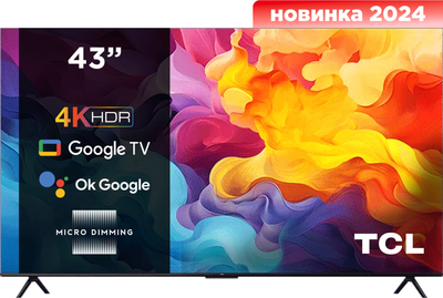 Телевизор TCL 43" 43P655