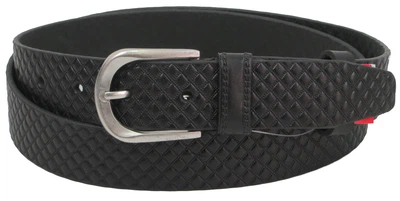 Мужской кожаный ремень под брюки Skipper 125-130х3,5 см 000302527