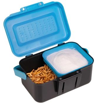 Двойной контейнер для живого корма Terrario Live Food Box 13x9x7см