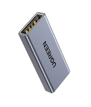 Соединитель UGREEN US381 USB 3.0 Female to USB 3.0 Female Adapter адаптер-переходник прямой Grey (20119)