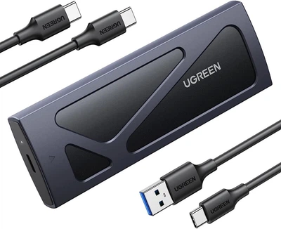 Внешний корпус UGREEN карман для жесткого диска M.2 NVMe SSD 10 Гбит/с USB 3.2 (CM578)