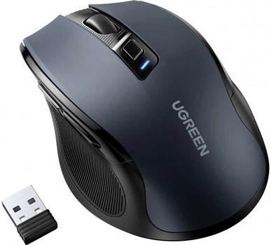 Беспроводная бесшумная оптическая мышь UGREEN Ergonomic Wireless (MU006)