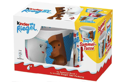 Подарунковий набір Kinder кружка + шоколадні батончики Sammel Tasse 210 гр